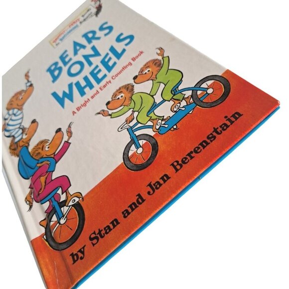 RARE Dr Seuss Berenstain Bears On Wheels Vintage‎ 1969 Hardcover Children's Book - Picture 10 of 14